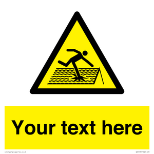 Custom Figure on Roof Sign